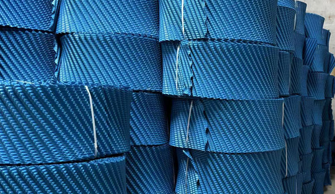 Blue PVC Fill Stock