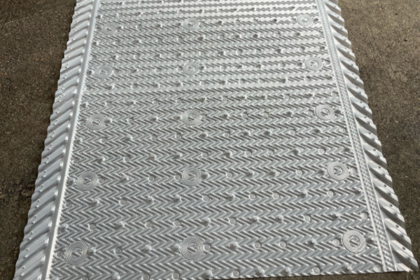 Double-Wave Cooling Tower Film Fill for Crossflow Cooling Towers